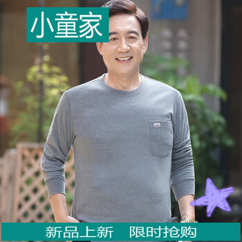 其他品牌 長(zhǎng)袖 男士T恤 D040深灰 