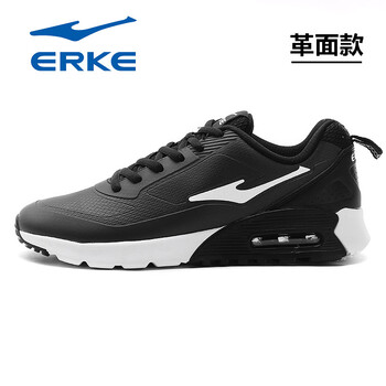 鴻星爾克（ERKE）跑步鞋0050正黑（皮面） 44，39，40，41，42，43