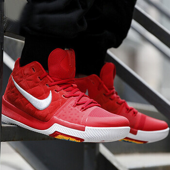 耐克(Nike)籃球鞋852396-601 歐文4 紅麂皮 42.5，42，43