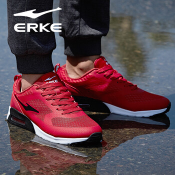 鴻星爾克（ERKE）跑步鞋0056大紅/深紅（網(wǎng)面款） 44，39，40，41，42，43