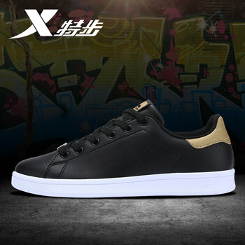特步（XTEP）板鞋黑金 44，39，40，41，42，43