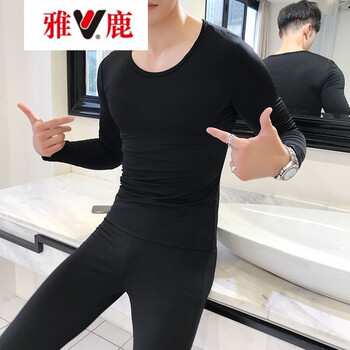 雅鹿 長袖 男士T恤 6685黑色(圓領(lǐng)) S，XL，L，XXL，M，XXXL