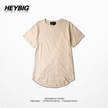 HEYBIG 短袖 男士T恤 卡其色 S