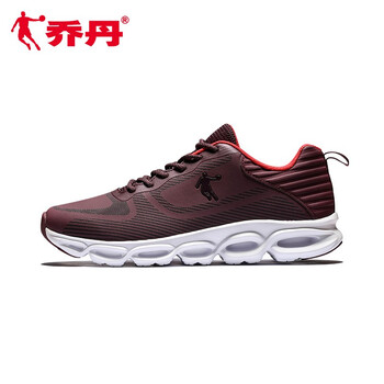 喬丹（QIAODAN）跑步鞋酒紅/激光紅 