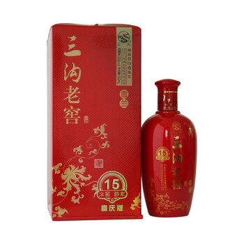 三溝52度375mL-500mL，500mL 濃香型，濃香