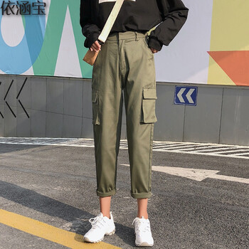 高腰喇叭褲，微胖妹子也要美美噠