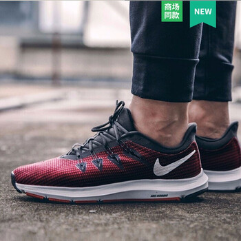 耐克（NIKE）跑步鞋AJ5900-001/Flex赤足/紅白 