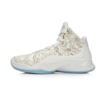 李寧（LI-NING）籃球鞋基礎(chǔ)白 