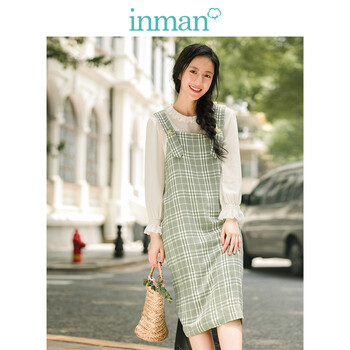 茵曼（INMAN）  背帶 連衣裙