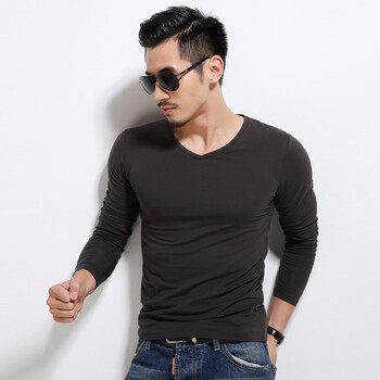 品立（PINLI） 長(zhǎng)袖 男士T恤 深灰色 S，XL，L，XXXL，XXL，M