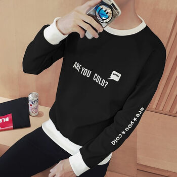 其他品牌 長袖 男士T恤 T01套頭衛(wèi)衣黑色 XL，L，M，XXL