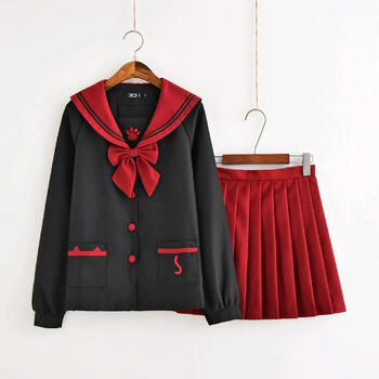 漫呦呦（manyouyou） 純色 不對稱(chēng) 連衣裙