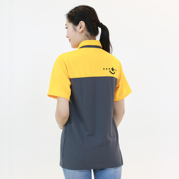 維恩克 短袖 男士T恤 黃色 韻達(dá)正裝工作服 S，XL，L，M，XXXL，XXL