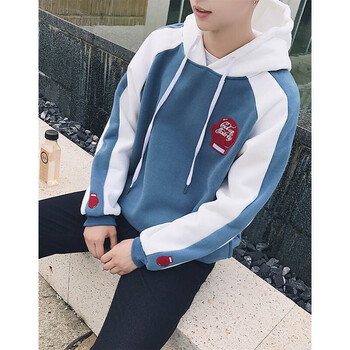 凌登（LingDeng） 長袖 男士T恤 藍(lán)色 XL，L，XXXL，M，XXL