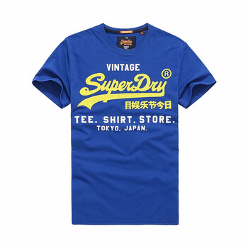 Superdry 短袖 男士T恤 剛青色1 