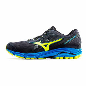 美津濃（MIZUNO）跑步鞋藍(lán)灰/黑/藏青 42