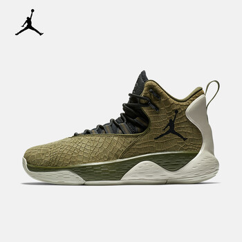 耐克（NIKE）籃球鞋AR0038-300橄欖綠/黑/淺骨灰 