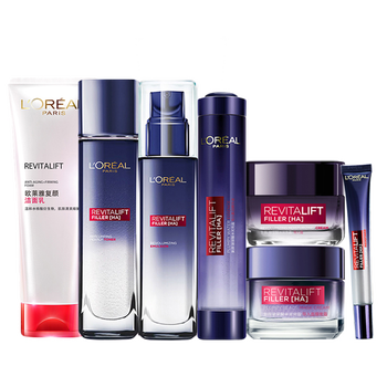 歐萊雅（LOREAL）套裝/禮盒美白，細(xì)致毛孔，淡化黑眼圈，抗皺，提拉緊致，保濕，淡斑，補(bǔ)水