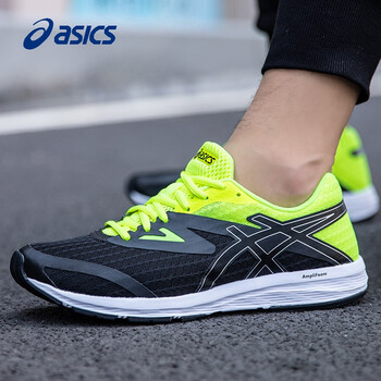 asics跑步鞋黑色/黃色 