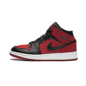 耐克（NIKE）籃球鞋黑紅小禁穿554725-610 38