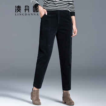 元素,流行,新款,褲春,趨勢,芯絨,樣式