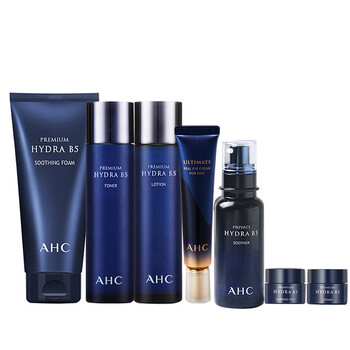 AHC套裝/禮盒控油平衡，細(xì)致毛孔，舒緩鎮(zhèn)靜，淡化黑眼圈，抗皺，提拉緊致，保濕，補(bǔ)水，深層清潔