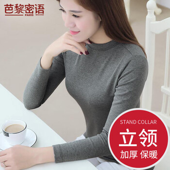 灰色厚t恤女