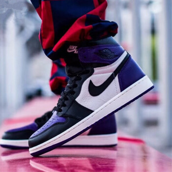 耐克（NIKE）籃球鞋555088-575441-501 黑紫腳趾葡萄 