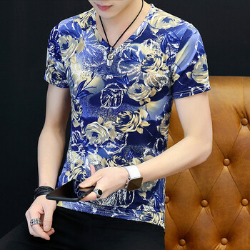 束鹿牛（SHULUNIU） 短袖 男士T恤 玫瑰金 