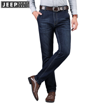 吉普（JEEP） 直筒褲 基礎(chǔ)大眾 男士牛仔褲
