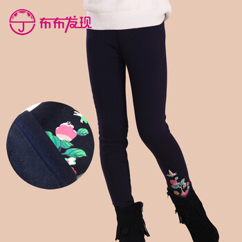 彈力女童褲子
