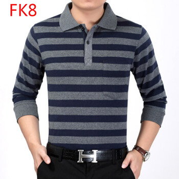 UYUK 長袖 男士T恤 FK8 