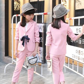 女童長西裝