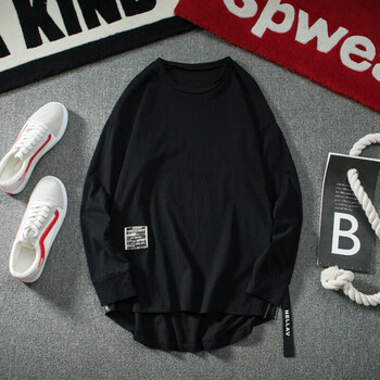 胤笙記 長袖 男士T恤 黑色 XL，L，M，XXXL，XXL