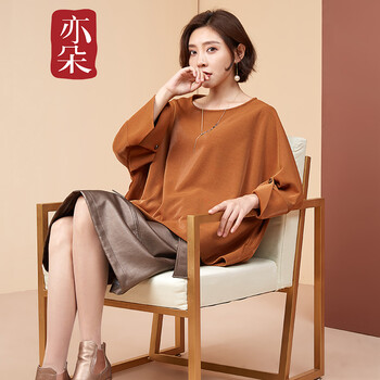 亦朵 紐扣 短袖 T恤 女 圓領(lǐng)