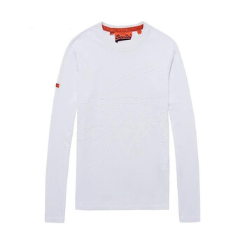 Superdry 長(zhǎng)袖 男士T恤 光學(xué)白 