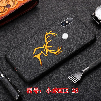 騰彩牛皮手機包