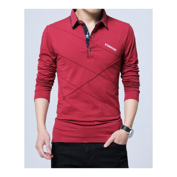 古萊登（GODLIKE） 長(cháng)袖 男士T恤 1182紅色 