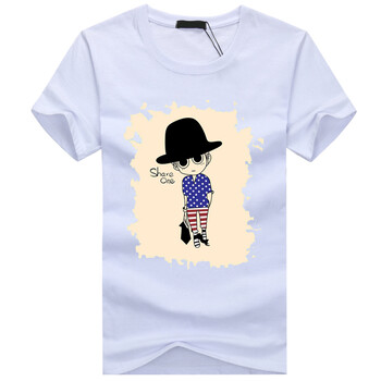 賓宇兄弟（BINYUXD） 短袖 男士T恤 歪脖白色 S，XL，L，XXL，XXXL，加大，M