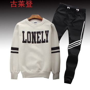 古萊登（GODLIKE） 長袖 男士T恤 LONE白衛(wèi)衣套裝 