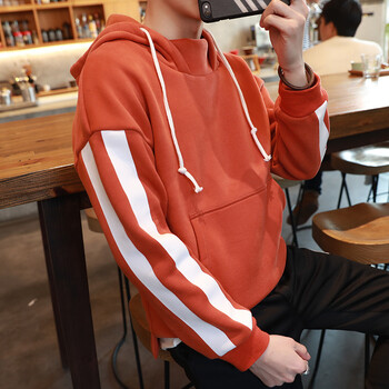 凌登（LingDeng） 七分袖 男士T恤 Y35桔色 XL，4XL，L，M，XXL