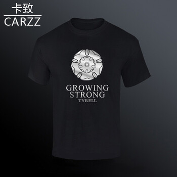 卡致（CARZZ） 短袖 男士T恤 提利爾家族銀 