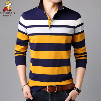 稻草人（mexican） 長(zhǎng)袖 男士T恤 黃色DQLM5802 XL，L，M，XXXL，XXL