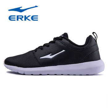 鴻星爾克（ERKE）跑步鞋正黑/正白（皮面） 35，37，38，39，40