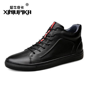 犀牛皮卡（XINIUPIKA）男士黑色加絨 39