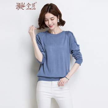 圓領(lǐng)長袖睡衣，打造優(yōu)雅小仙女范