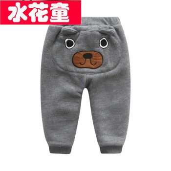 韓小熊棉褲