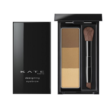 凱朵（KATE）眉筆自然造型三色立體眉粉EX-4淺咖啡