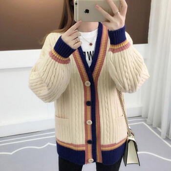 寬松針織袖，微胖妹子的福音