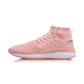 李寧（LI-NING）跑步鞋桃芽紅/標(biāo)準(zhǔn)白 